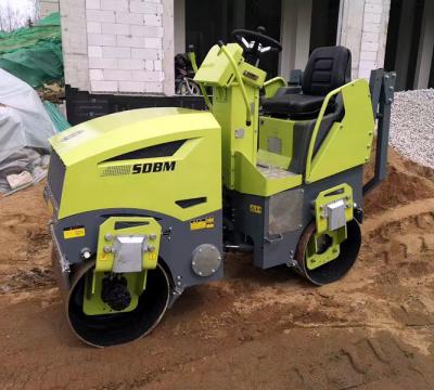 奔馬小型壓路機(jī)土方壓實(shí)、溝槽回填施工案例